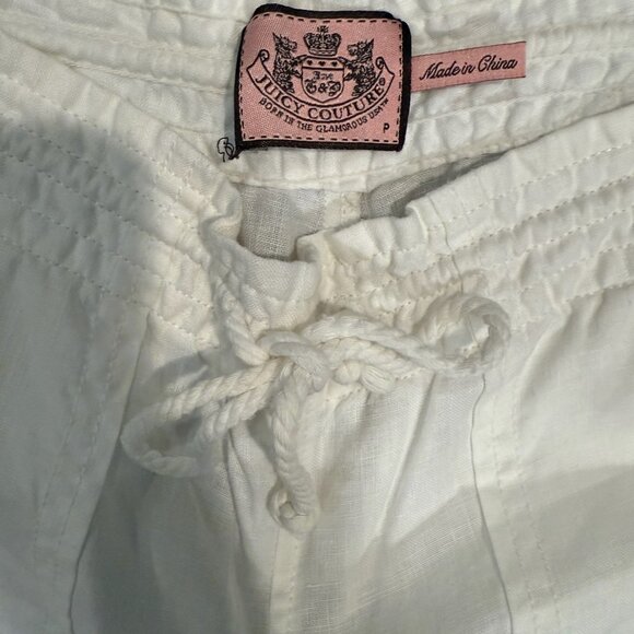 Juicy Couture White Linen Pants - Picture 4 of 4